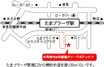 たまプラーザ周辺地図